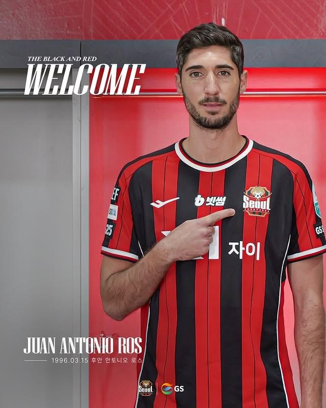 九游娱乐下载-官方：前津门虎后卫胡安·罗斯加盟首尔FC，德转显示为自由转会